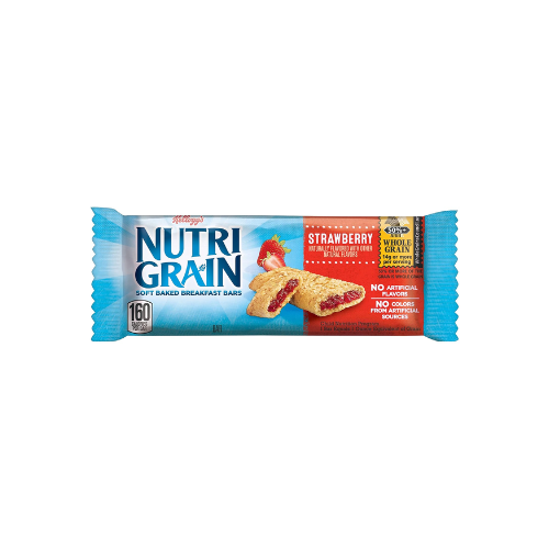 Kellogg's Nutri-Grain Cereal Breakfast Bars, Strawberry, 96 Count