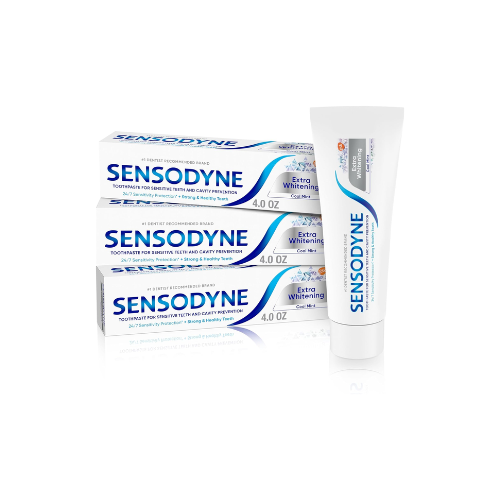 Sensodyne Extra Whitening, Cool Mint - 4oz (3-Pack)