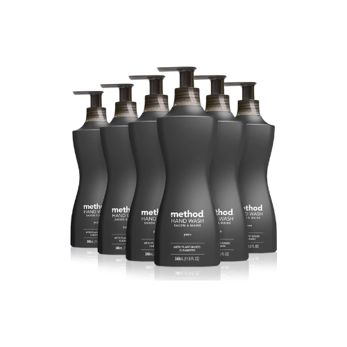 Method Gel Hand Wash, Yuzu, Biodegradable - 6 Pack (11.5 fl oz)