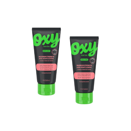 OXY Acne Medication Maximum Action Face Wash, 5oz (Pack of 2)