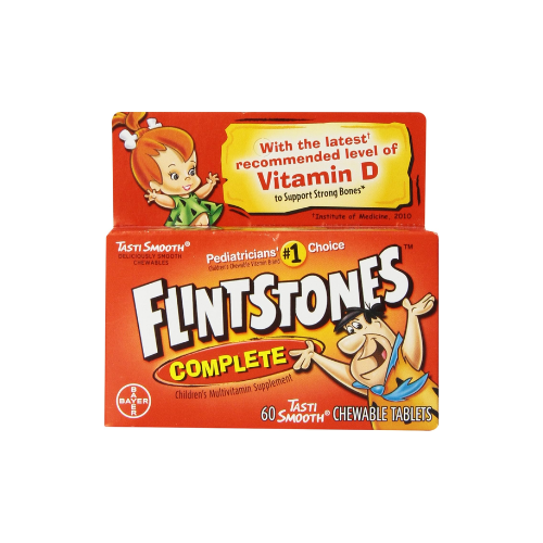 Flintstones Complete Childrens Chewable Supplement, 60 Count