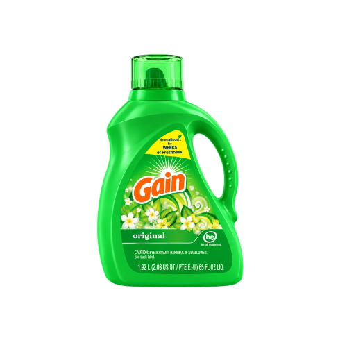 Gain Liquid Laundry Detergent Original HE 88oz Case 4