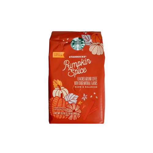Starbucks Ground Coffee, Pumpkin Spice, 35 Ounce