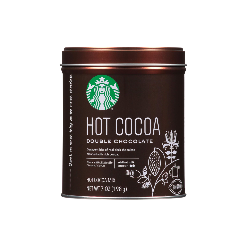 Starbucks Double Chocolate Hot Cocoa Mix, 7oz Tin (3-Pack)