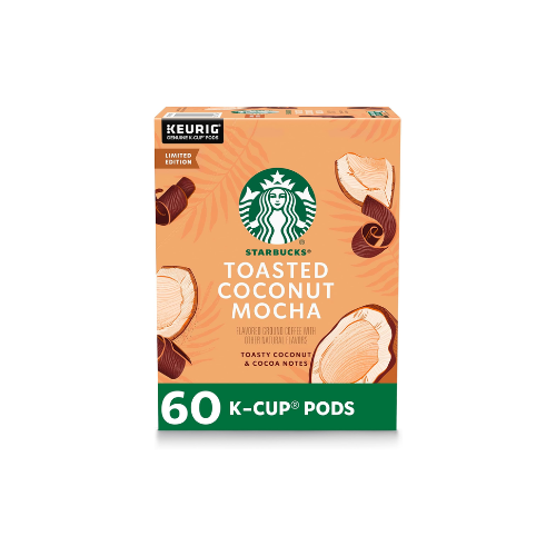 Starbucks Toasted Coconut Mocha K-Cups, 60 Pods – AJ Globals Starbucks Toasted Coconut Mocha K-Cups, 60 Pods – AJ Globals