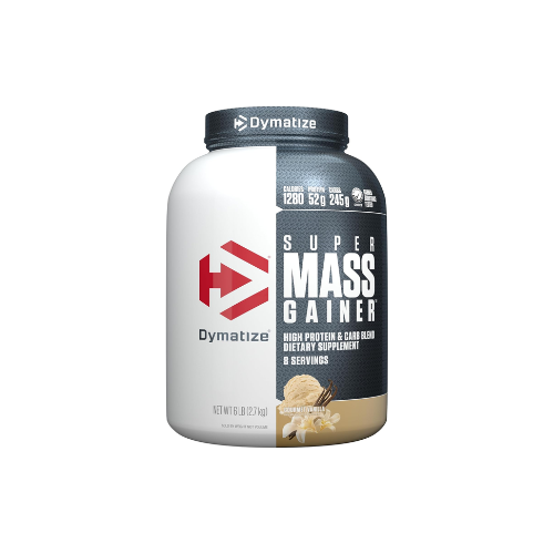Dymatize Super Mass Gainer – 1280 Cal, 52g Protein, 10.7g BCAAs, 6 Pound (Pack of 1)