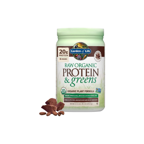 Garden of Life Protein & Greens – Chocolate, 20 Servings