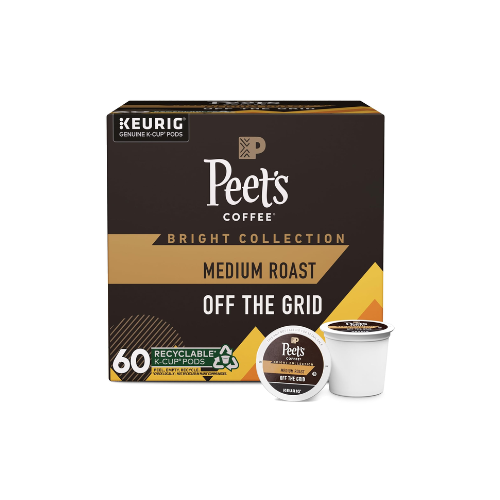Peet’s Coffee K-Cups – Off The Grid Medium Roast, 60 Ct