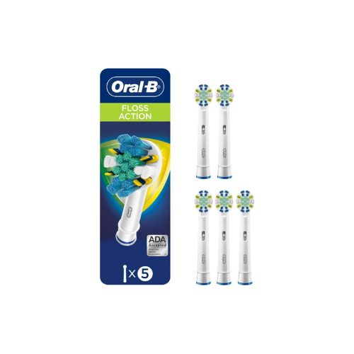 Oral-B FlossAction Brush Heads – 5 Count