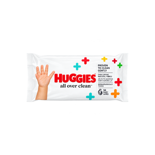 Huggies All Over Clean Wipes 56ct Case 10