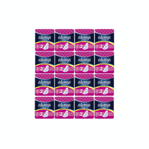 Always Classic 3D Hygienic Pads, Unscented, 9 CT – Case Pack of 16