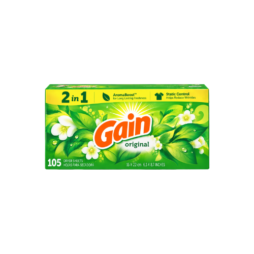 Gain Dryer Sheets Original 15ct Case 15