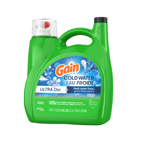 GAIN LIQUID COLD WATER+OXI FRESH WATER FROST 165 OZ CASE PK 4