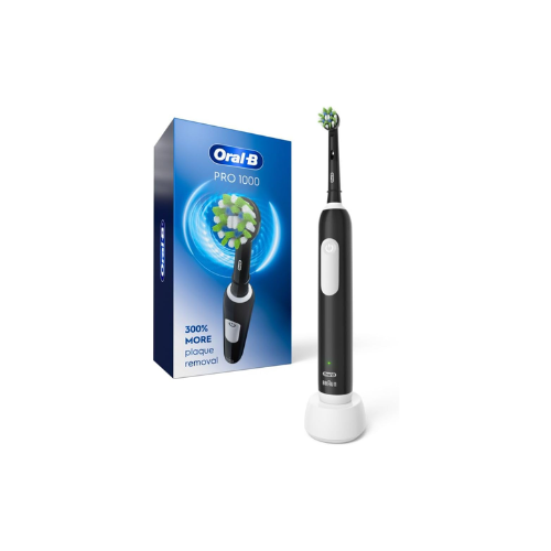Oral-B Pro 1000 Rechargeable Electric Toothbrush, Black