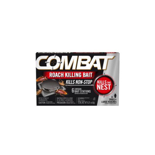 Combat Small Large Roach Bait 6Ct Case Pk 6