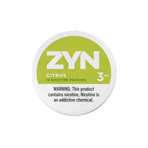 US ZYN Citrus 3mg Nicotine Pouches, Case Pack 5x18