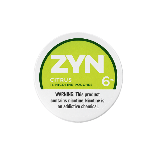 US ZYN Citrus 6mg Nicotine Pouches Case Pack 5x18