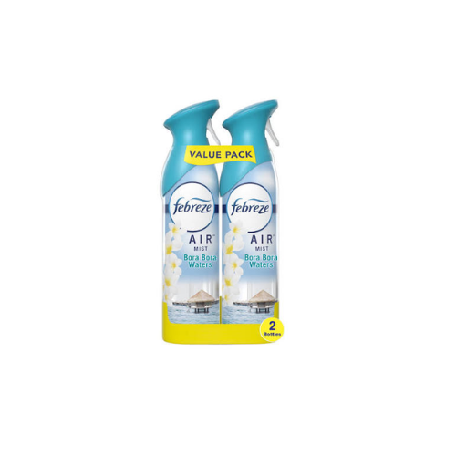Febreze Odor-Fighting Air Freshener Bora Bora Waters 8.8oz 2ct Case 3