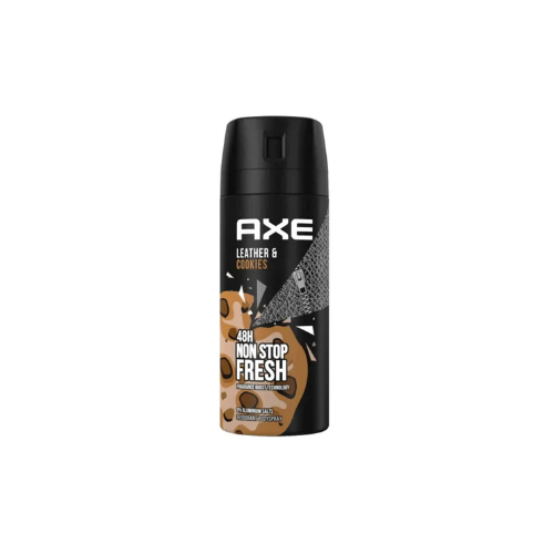 AXE Deodorant Spray Leather & Cookies, 150ml (Pack of 12)