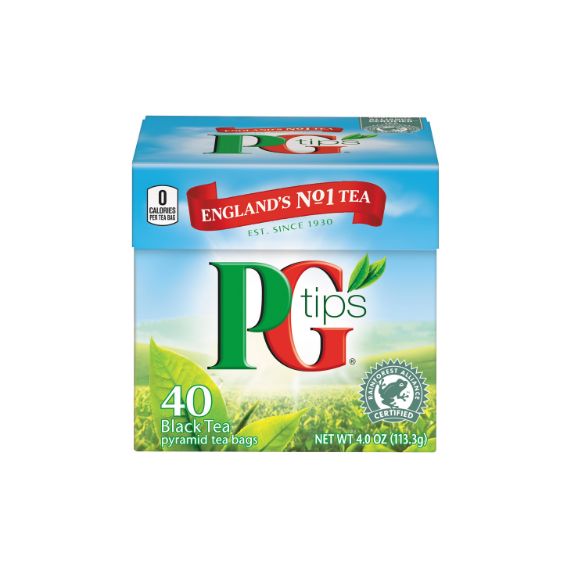 PG Tips Premium Black Tea – 6 Pack, 40 CT