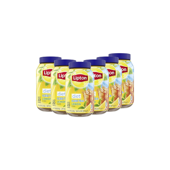Lipton Sugar-Free Lemon Iced Tea Mix (6 Pack, 20qt)
