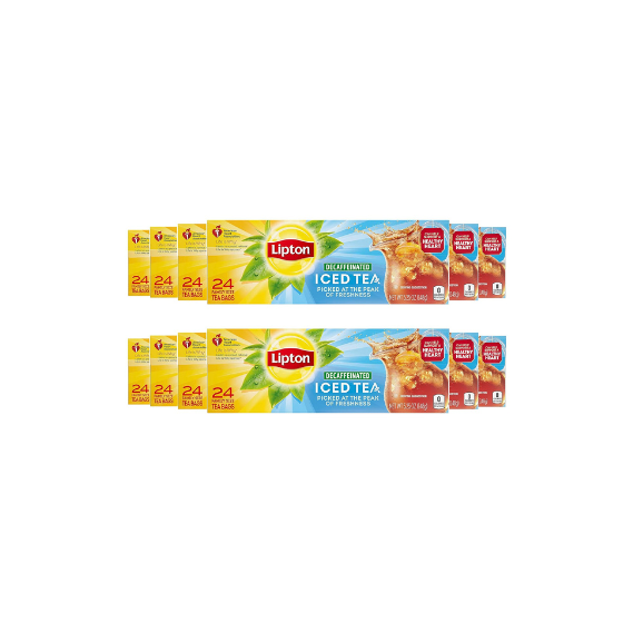 Lipton Decaffeinated Family Iced Tea – 24ct, 12 Packs