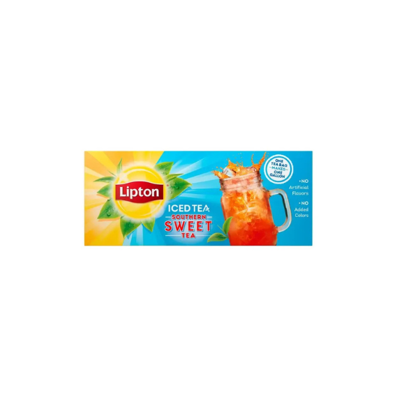 Lipton Southern Sweet Tea Gallon – 4 Packs of Tea Bags