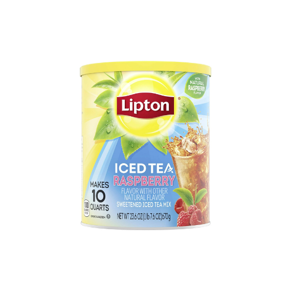 Lipton Raspberry Iced Tea Mix – 6 Pack, 10 QT