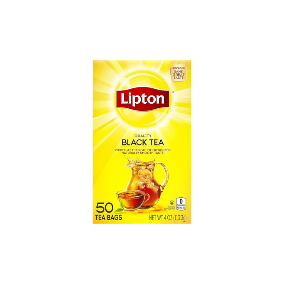 Lipton Tea Bags Black – 12 Pack, 50 CT | Premium Flavor