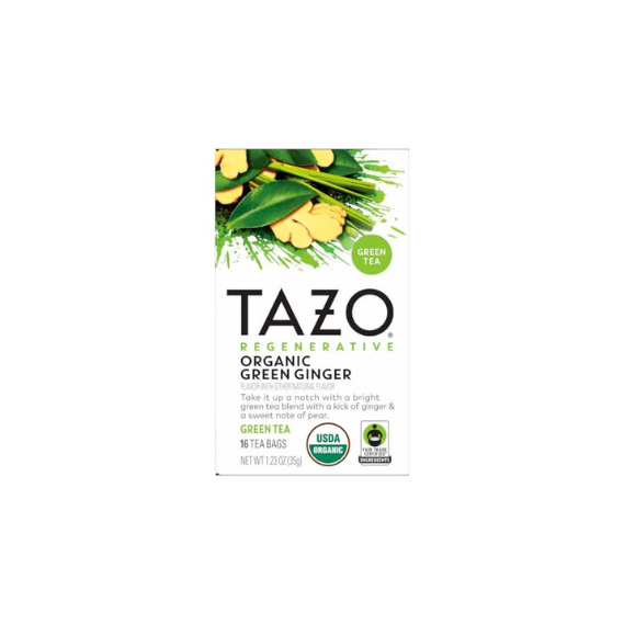 TAZO Green Ginger Tea: Refreshing Organic Green Tea (6 Pack)
