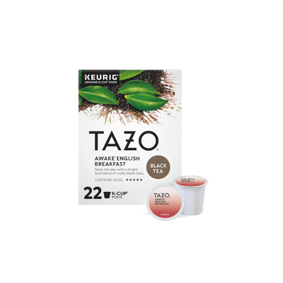 Tazo Awake English Breakfast Black Tea K Cups – 4 Packs