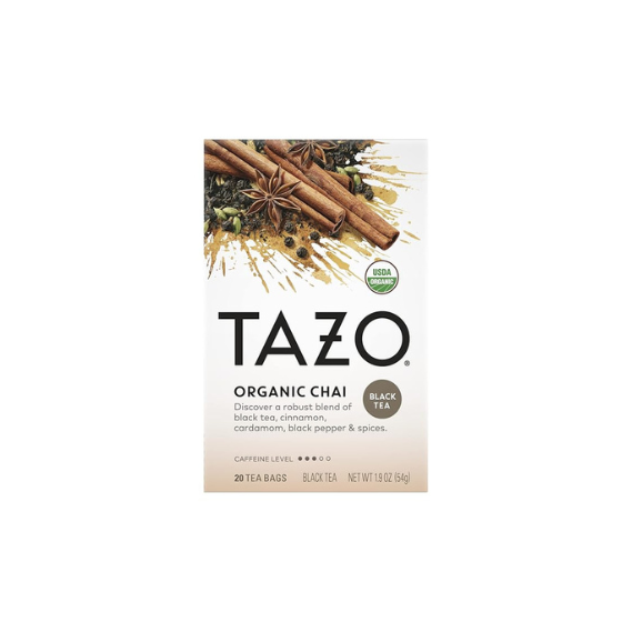 TAZO Organic Chai Black Tea – 6 Packs of 24ct Bags