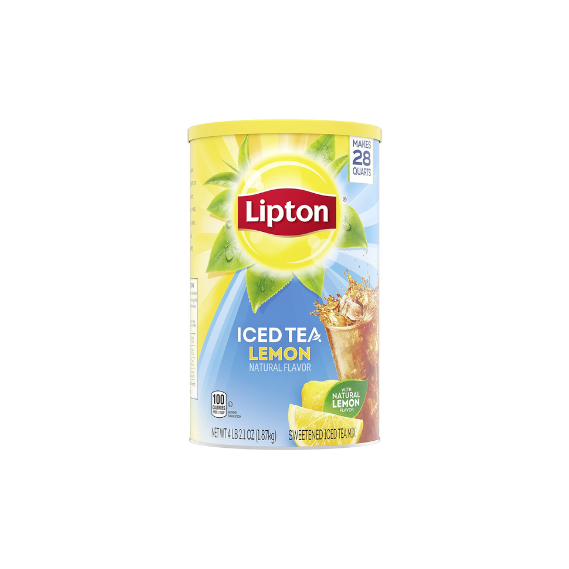 Lipton Powdered Iced Tea – 6 Pack, 28 QT Lemon Refreshing