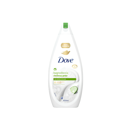 DOVE BODY WASH BAGNODOCCIA RINFRESCANTE CUCUMBER 750 ML CASE PK 12