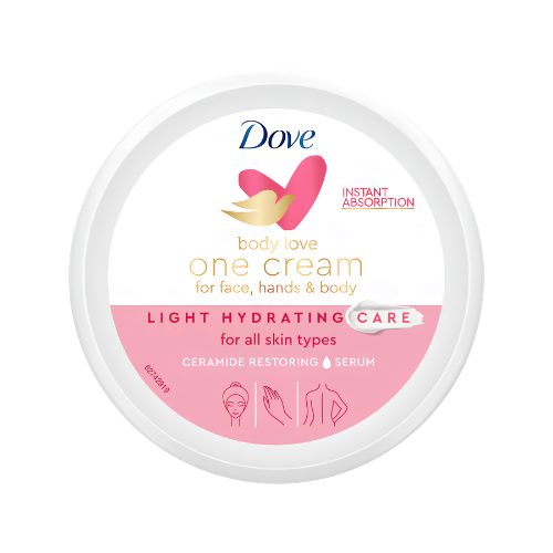DOVE BODY CREAM LIGHT HYDRATION 250 ML CASE PK 6