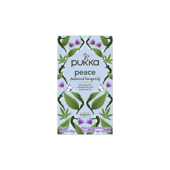 Pukka Peace Tea: Calming Herbal Blend (4 Pack, 20ct)