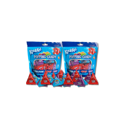 Kool-Aid Popping Candies - Cherry, Grape 2 Pack, 30 Count