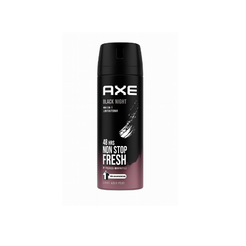 AXE Deodorant Spray Black Night, 150ml (Pack of 12)