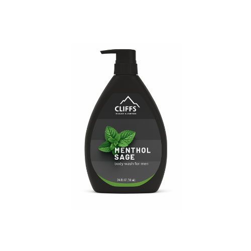Cliffs by White Mountain Body Wash, Menthol, 1L (Case of 12)