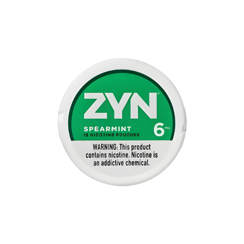 US ZYN Spearmint 6mg Nicotine Pouches Case Pack 5x18