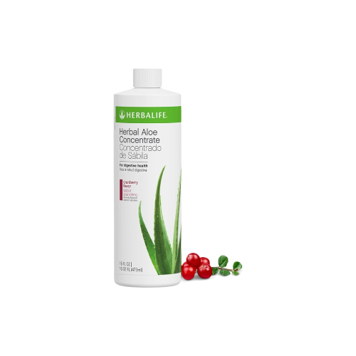 Herbalife Herbal Aloe Concentrate - Cranberry Flavor, 16 FL Oz (473 ml)