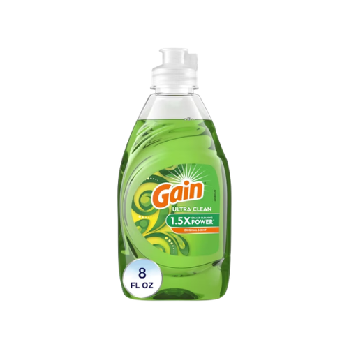 Gain Ultra Dish Soap Original 8oz Case 12