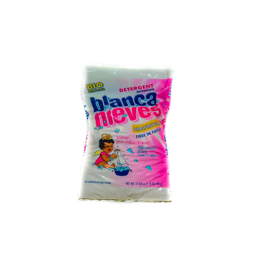 Blanca Nieves Detergent Powder, 1lb/500g (Case of 36)