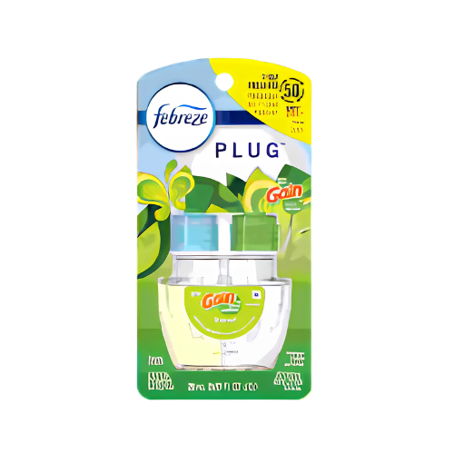Febreze Odor-Eliminating Fade Defy PLUG Gain Original Scent, (1) .87 fl. oz. Oil Refill CASE PK 8
