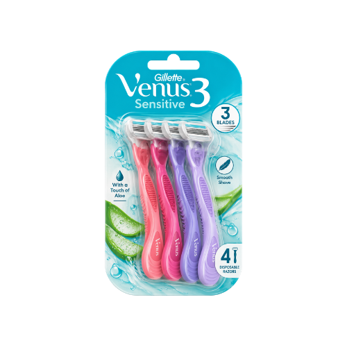 Gillette Venus3 Disposable Razor 4ct Case 4