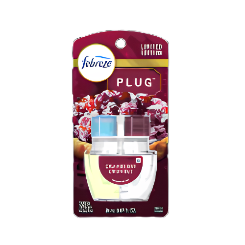Febreze Plug In Air Freshener, Cranberry Crumble Scent, 1 Refill CASE PK 8