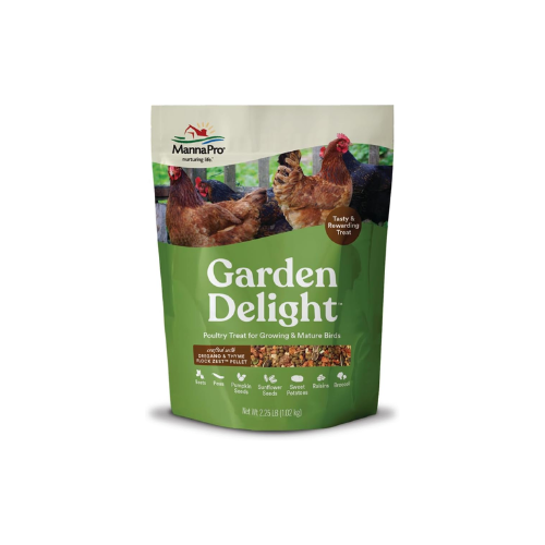 Manna Pro Garden Delight Treats for Chickens, 2.25 lbs