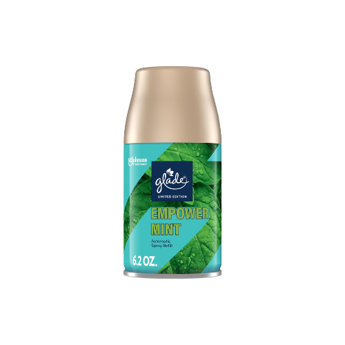 Glade Automatic Spray Refill, Empower Mint, 6.2 Oz