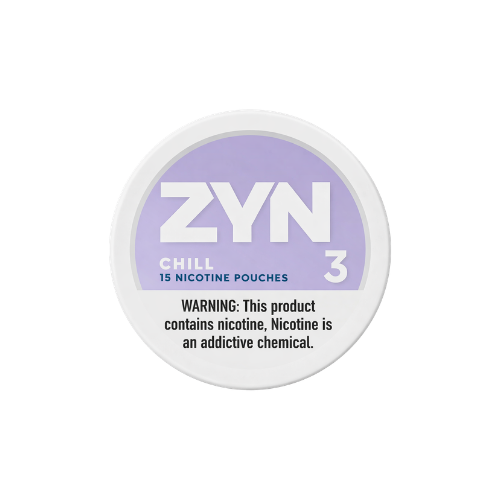 US ZYN Chill 3mg Nicotine Pouches Case Pack 5x18
