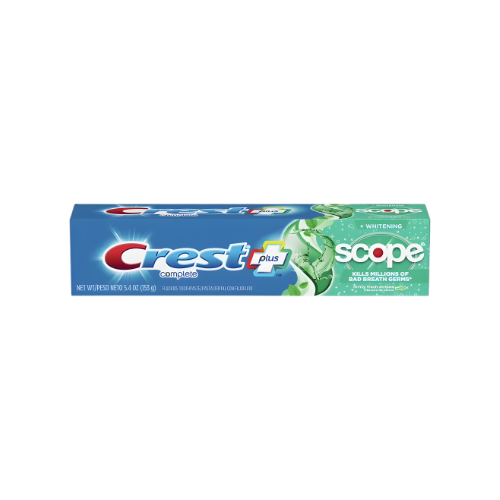 Crest Scope Complete Whitening Toothpaste 0.85oz Case 36